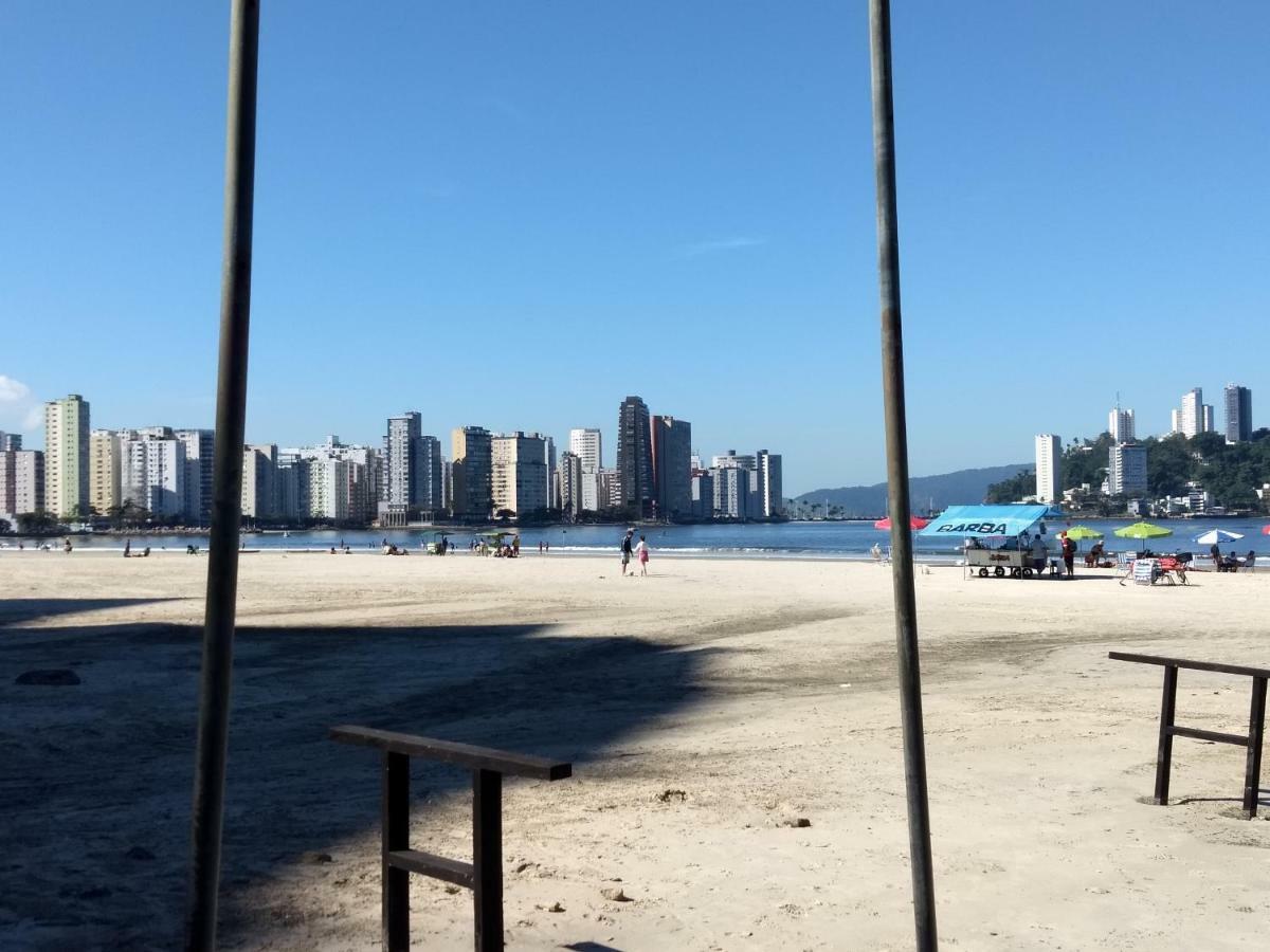 Apto Pe Na Areia Sao Vicente  Ngoại thất bức ảnh